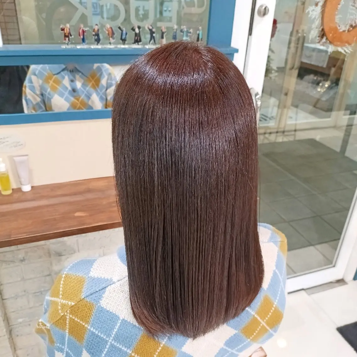ロング ヘアカラー トリートメント きっか海老名 カラーモデル募集中！のヘアスタイル