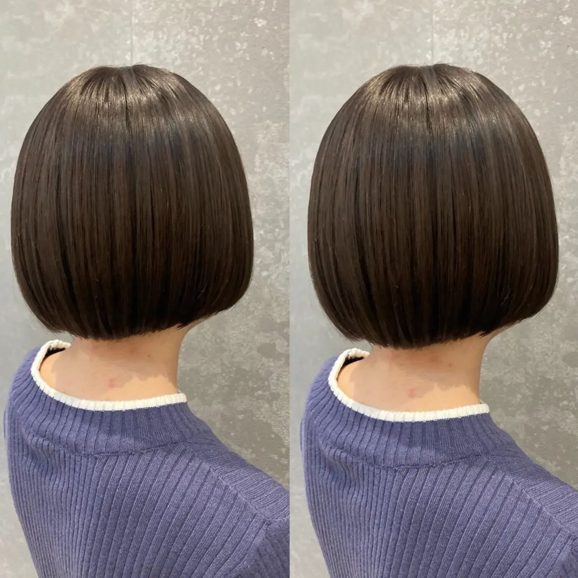 ショート カラー ボブ 似合わせカット み うのヘアスタイル