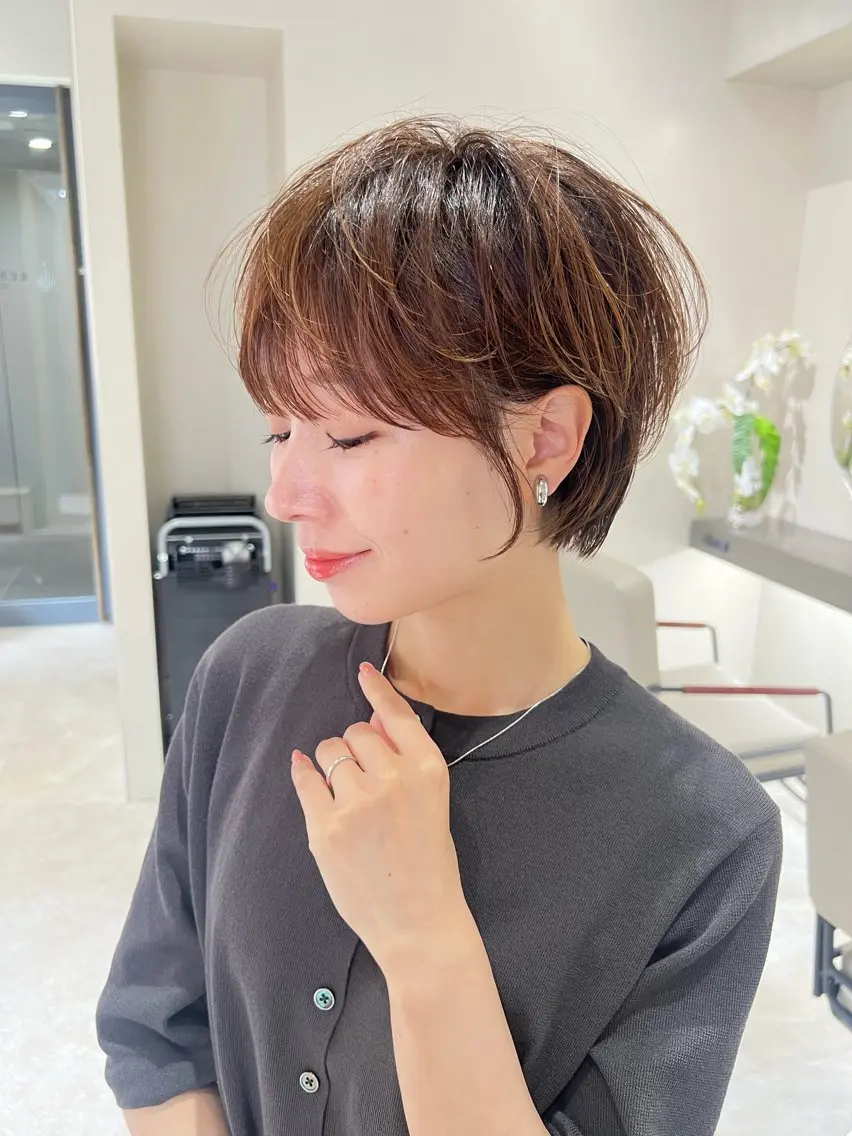 ショート カット ヘアカラー 縮毛矯正 トリートメント ヘッドスパ/縮毛矯正 /横山陸人のヘアスタイル
