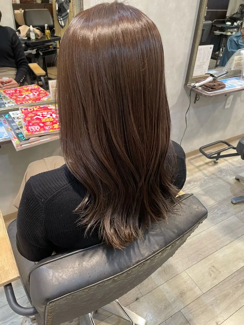 カラー カット ヘアカラー イシヅカ ココロのヘアスタイル