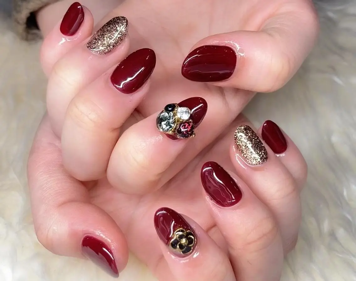 ネイル 長さ出し ジェルネイル 韓国ネイル 持ち込み パラジェル ハンドネイル Nail&eye Belire 新宿のネイルデザイン