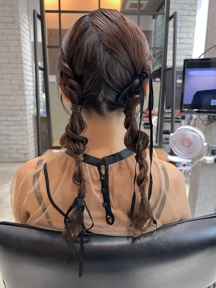 ロング ヘアアレンジ ヘアセット 🌿ニュアンス/髪質 改善🌿Fukudaのヘアスタイル
