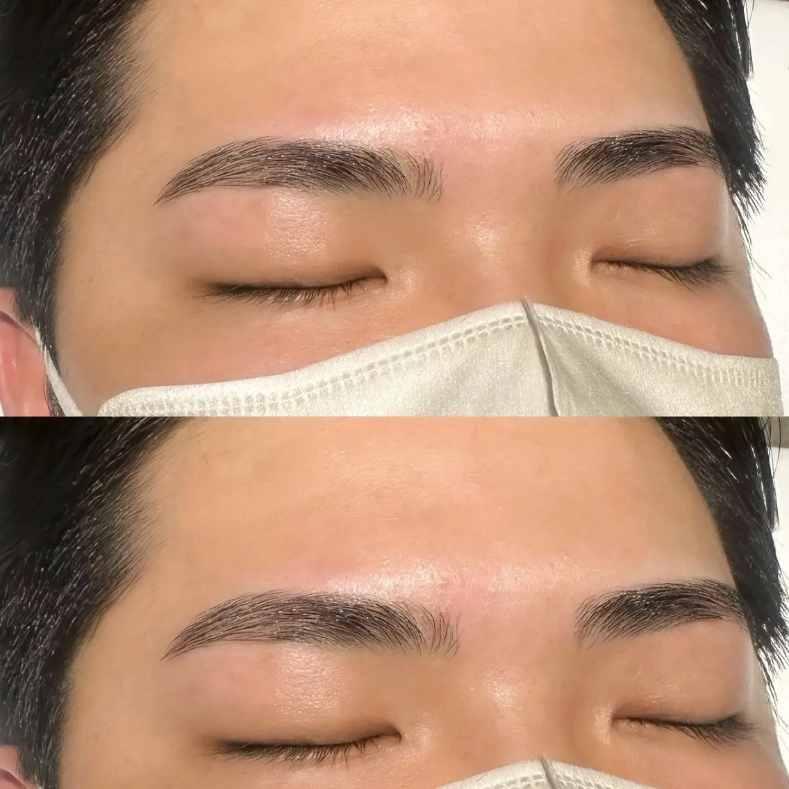 🖤ハリウッドブロウリフト× アイブロウwax 🖤癖毛さんにおすすめ🪄の写真