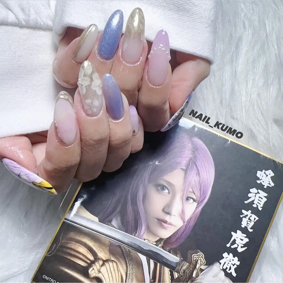 ネイル SunNail ステラ推しネイルのネイルデザイン