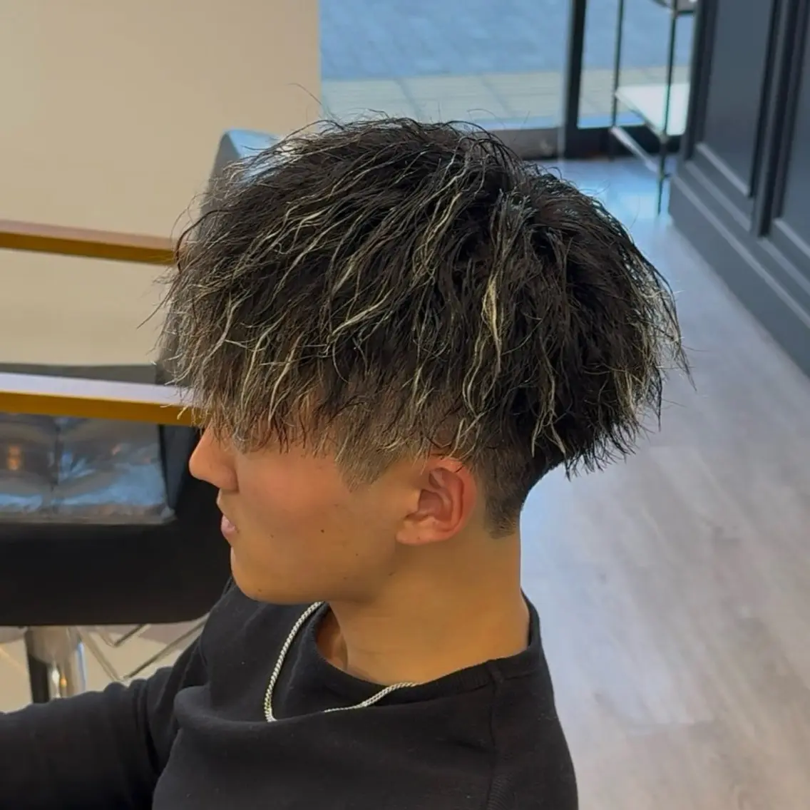 ショート パーマ メンズ カット パーマ メンズカット/パーマ 川崎　智大のヘアスタイル