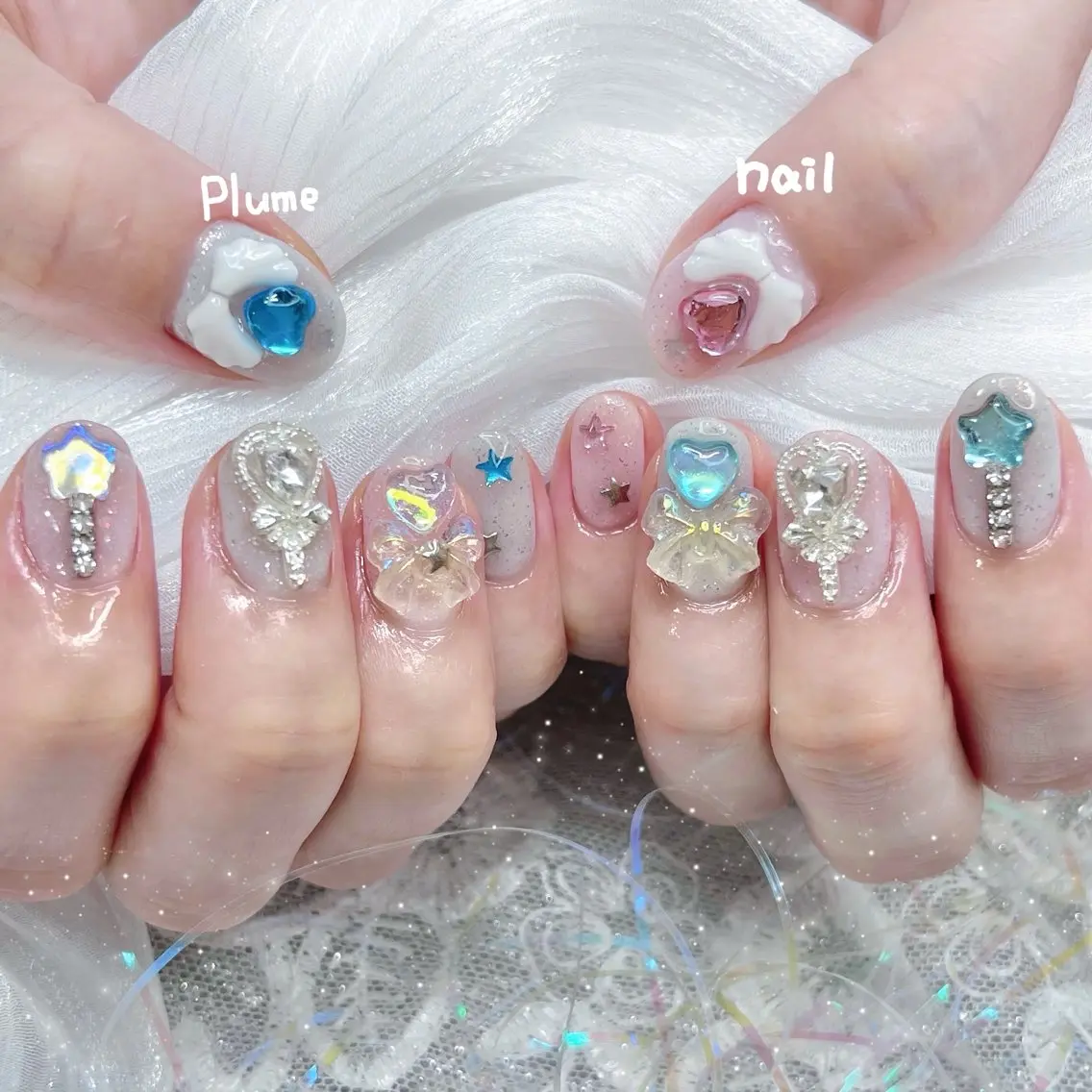 ネイル ハンドネイル plume nail ☆韓国ネイルのネイルデザイン