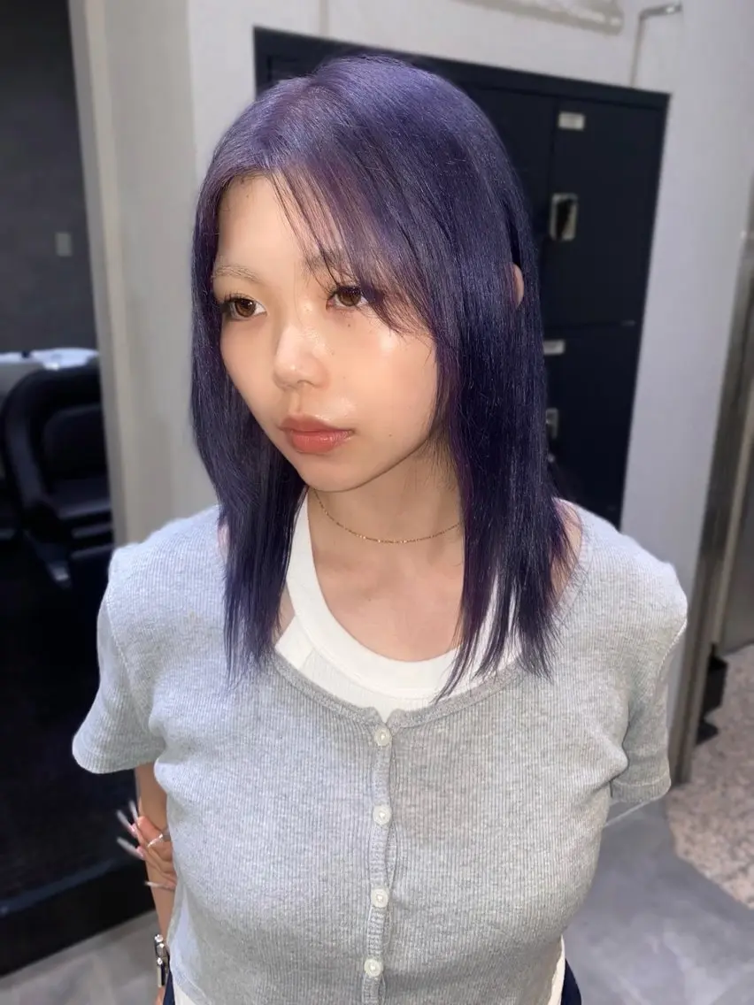 カラー ヘアカラー トリートメント 大阪梅田カラーカット モデル募集中🦋サヤのヘアスタイル