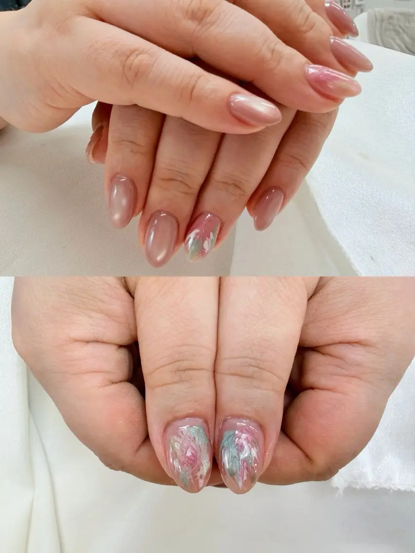 ネイル ハンドネイル Romine&ネイル ユンのネイルデザイン