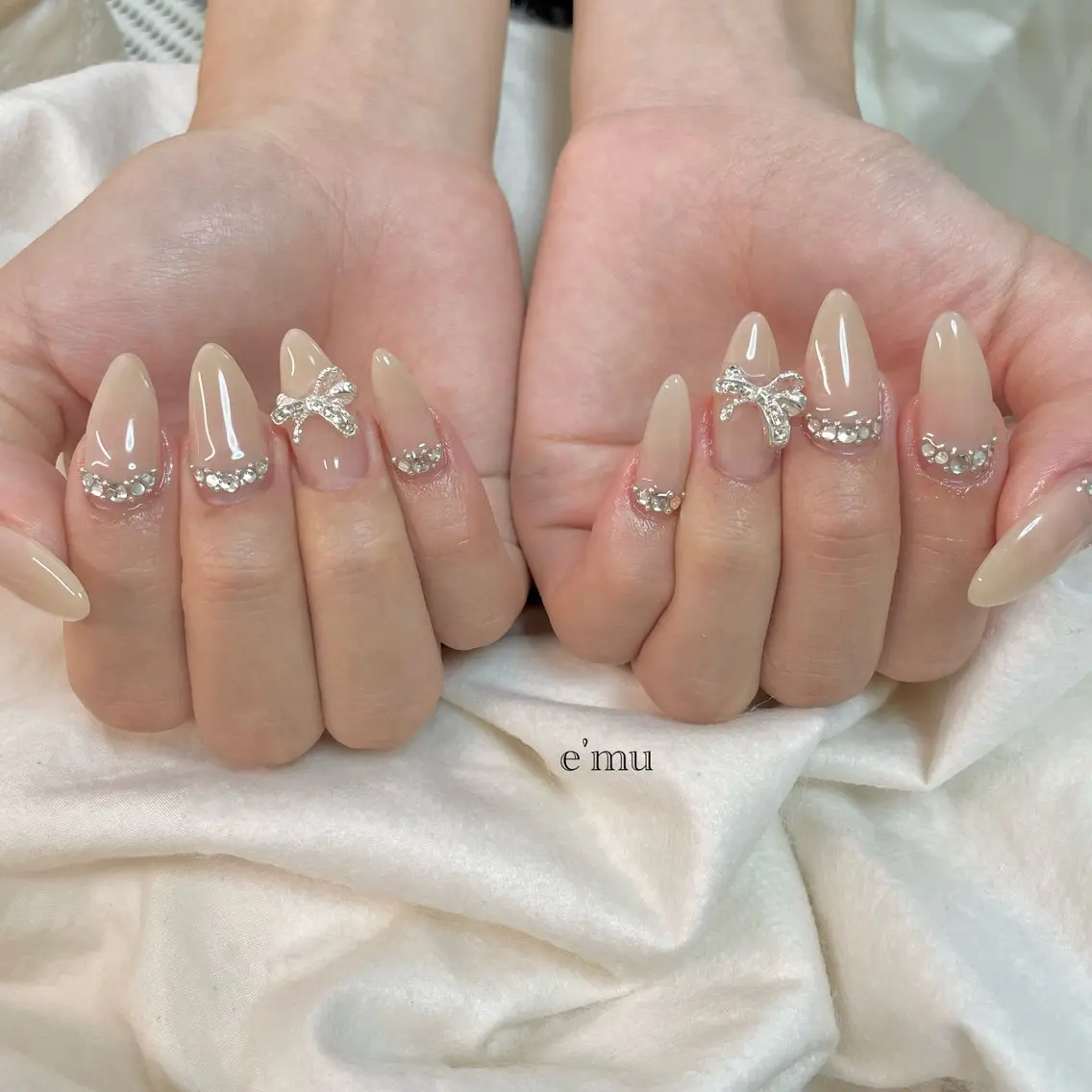 ネイル ワンホンネイル ハンドネイル nail salon e'mu💐のネイルデザイン