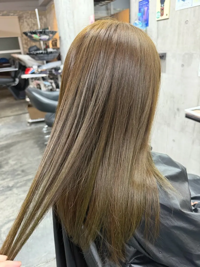 セミロング ヘアカラー Kyosuke/コワ ファースト長崎2ndのヘアスタイル