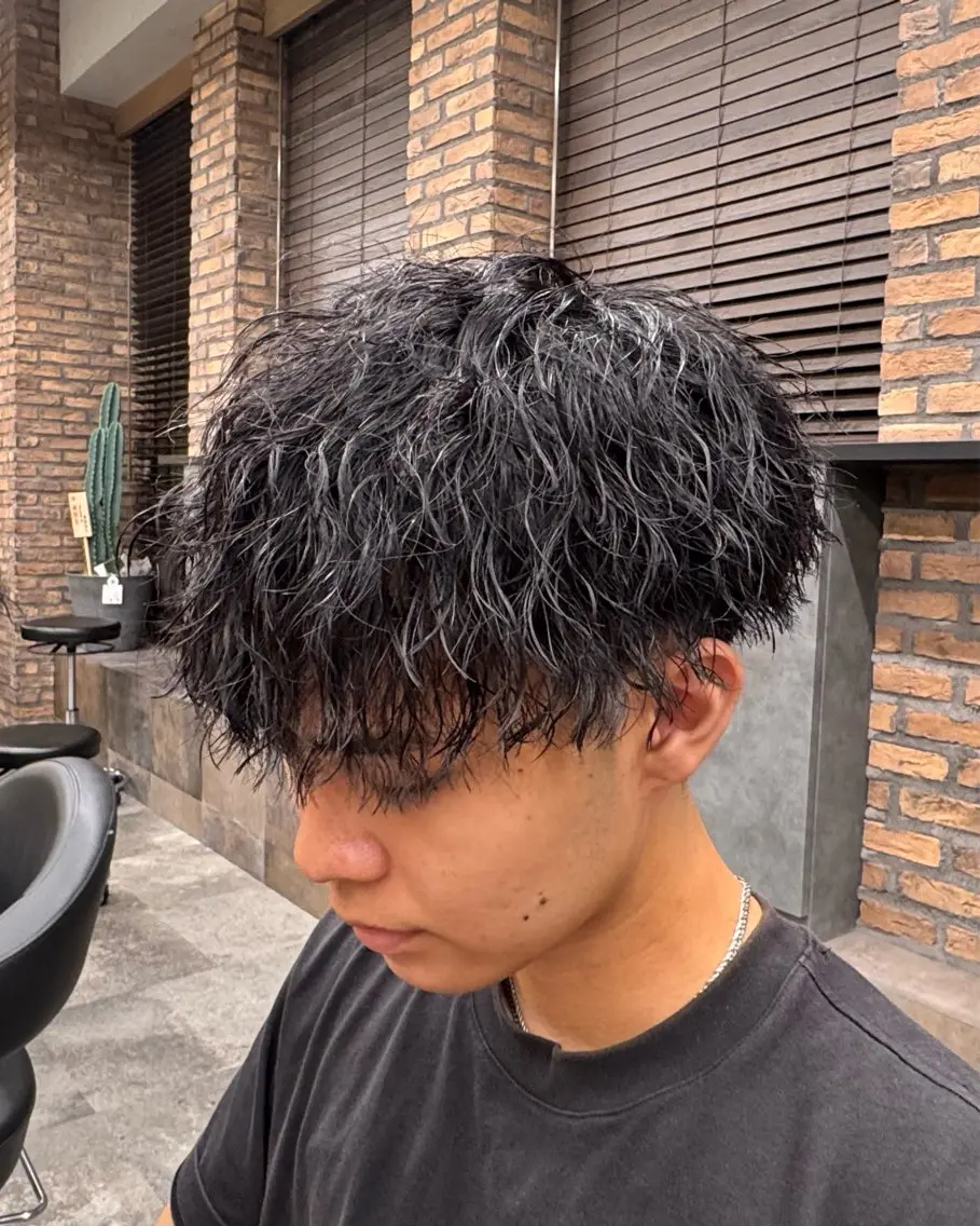 パーマ メンズ カット パーマ パーマ特化/ MANARUのヘアスタイル