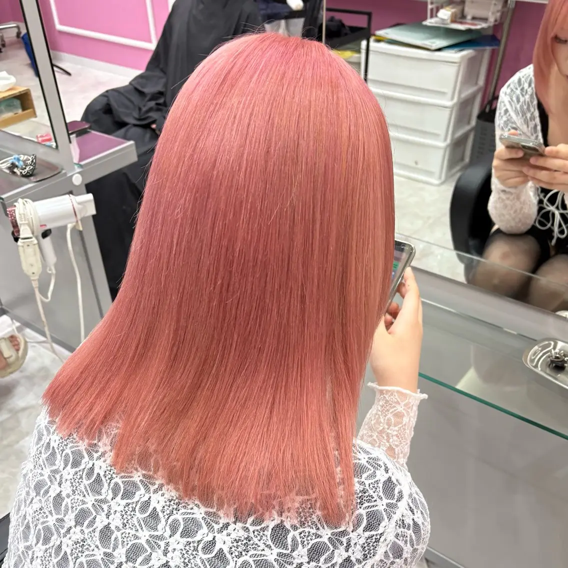 ミディアム カラー カット ヘアカラー トリートメント ブリーチ⏳艶カラー Natsukiのヘアスタイル