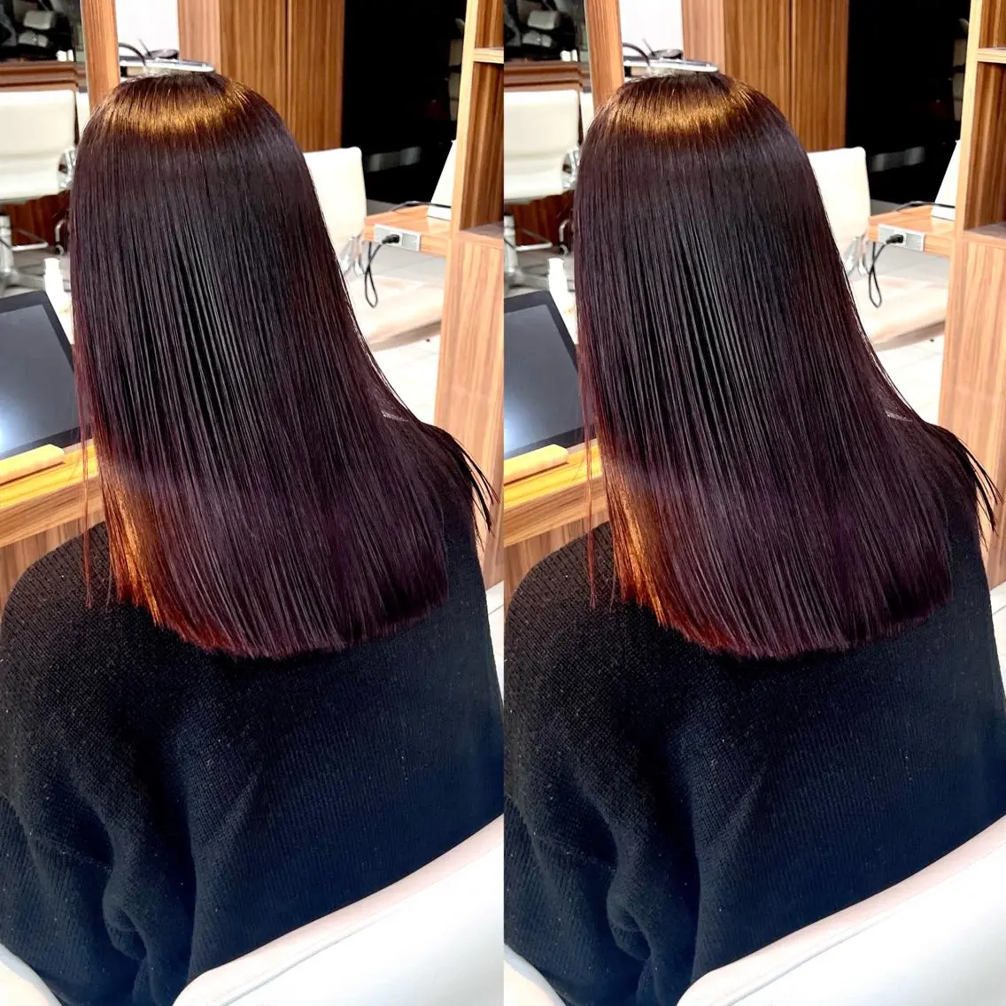 ロング カラー 髪質改善 トリートメント 大和市の白髪ぼかし 職人￤柳川拓哉のヘアスタイル