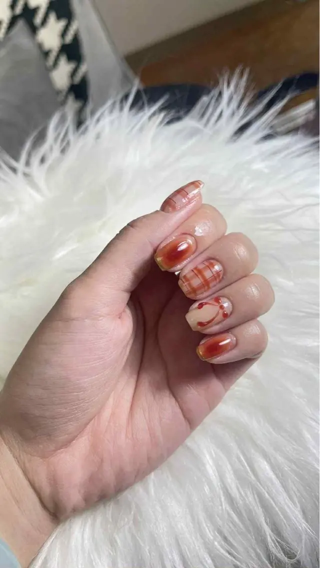 ネイル ハンドネイル Ribbon Nailsのネイルデザイン