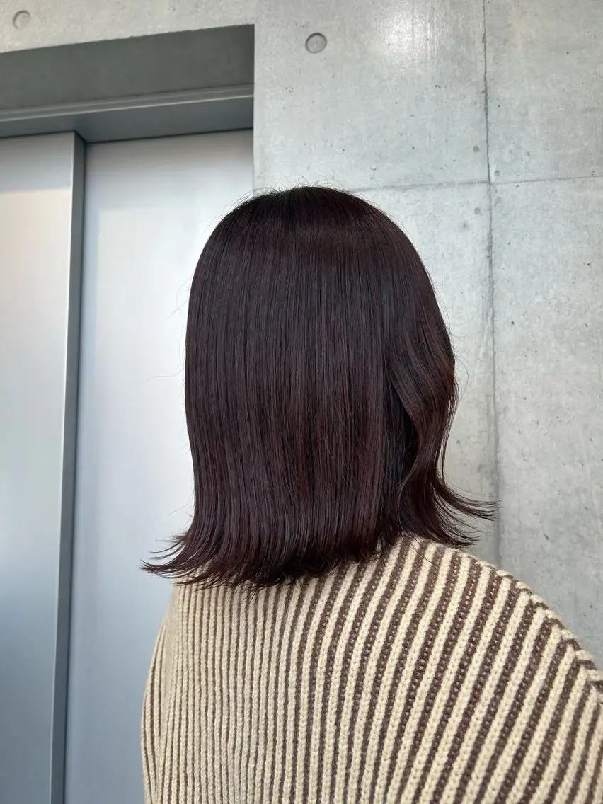 ショート カラー ヘアアレンジ カット ヘアカラー トリートメント ボブ艶モテカラー🫧 カリンのヘアスタイル