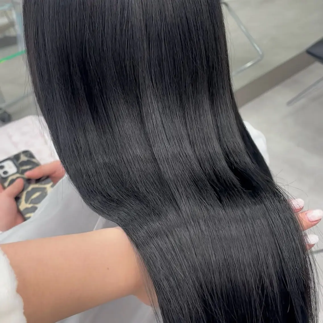 ロング カラー エクステ 韓国風ヘア ヘアカラー トリートメント エクステ ヘアセット 横浜シールエクステ 韓国エクステみさきのヘアスタイル