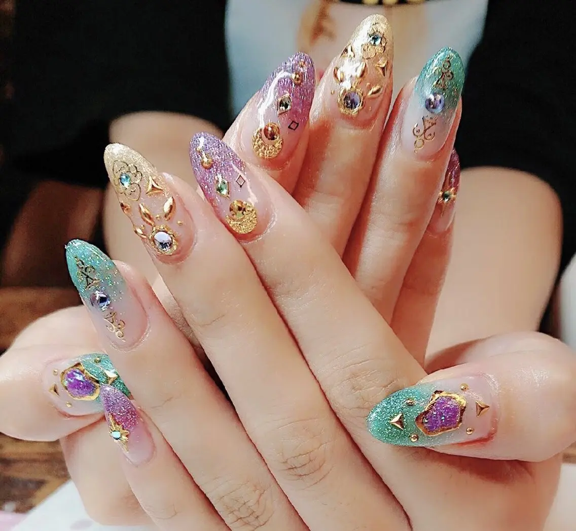 ネイル ハンドネイル 🦋YU810 ナチュラル専門店🦋のネイルデザイン