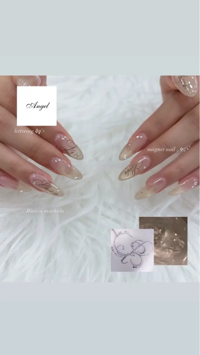 ネイル ハンドネイル BIANCA 🖤 NISHIMURAのネイルデザイン