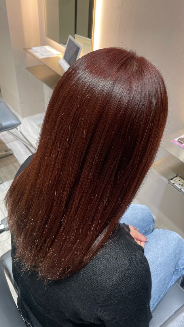 セミロング カラー ヘアカラー 黒川 修雅のヘアスタイル