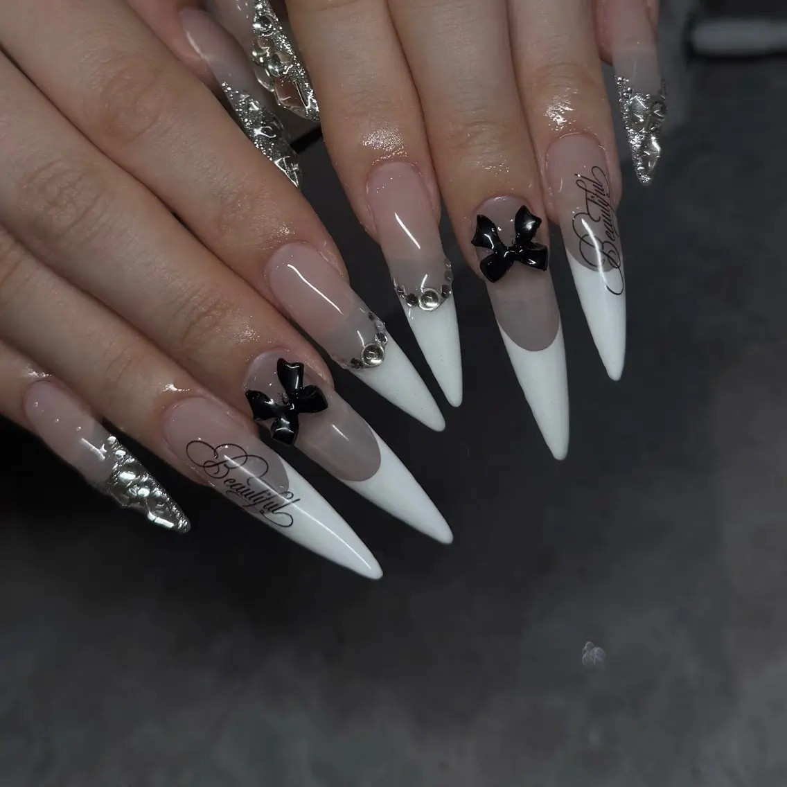 ネイル ロングネイル ハンドネイル IROHA NAIL 北村菜帆のネイルデザイン
