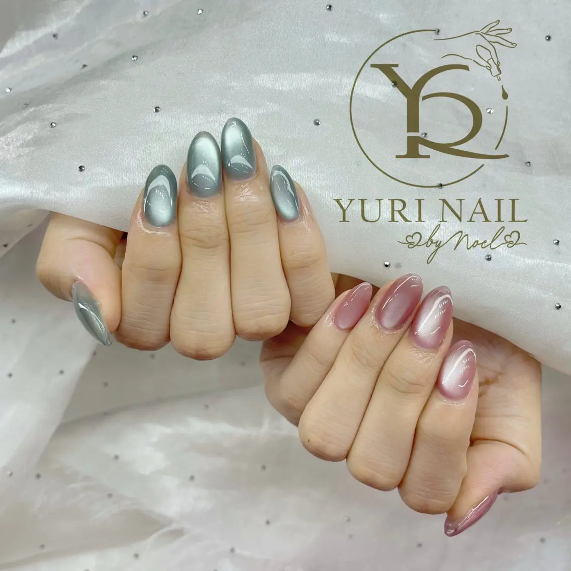 ネイル チークネイル フットネイル フレンチネイル グラデーション キラキラネイル ハンドネイル フットネイル ハンドケア YURI Nail Funabashiのネイルデザイン