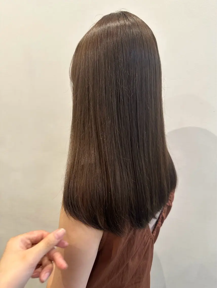 ロング カラー 似合わせカット カット ヘアカラー カット/ハイトーン まなみ🤍のヘアスタイル