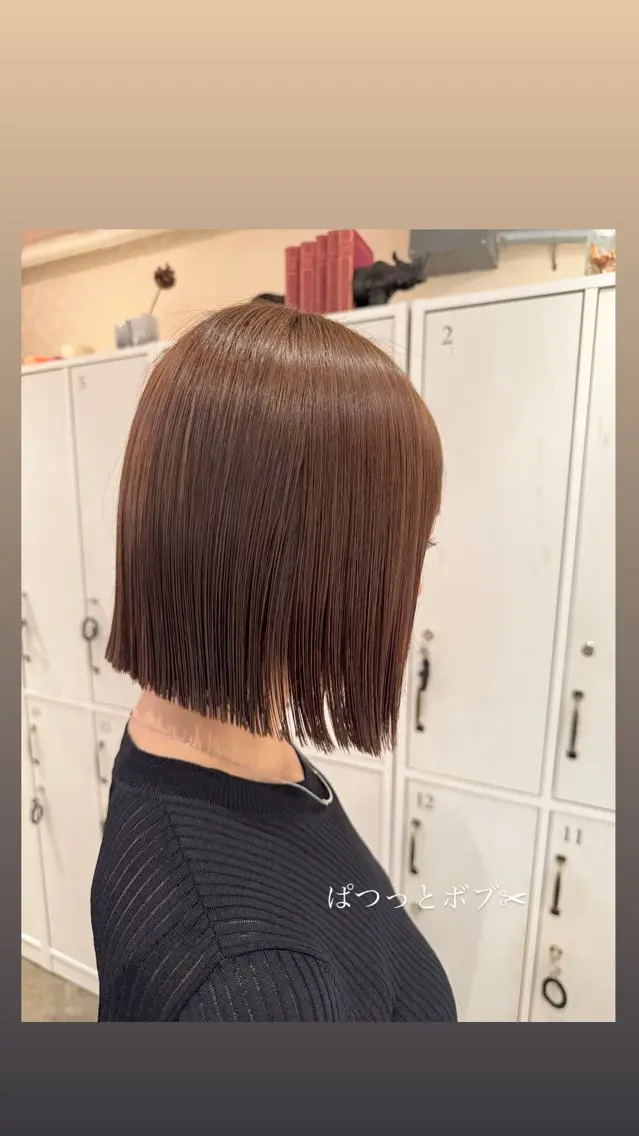 ショート カラー パーマ ボブ 縮毛矯正 カット ヘッドスパ ハイライト/インナー /ブリーチ/レイヤーのヘアスタイル