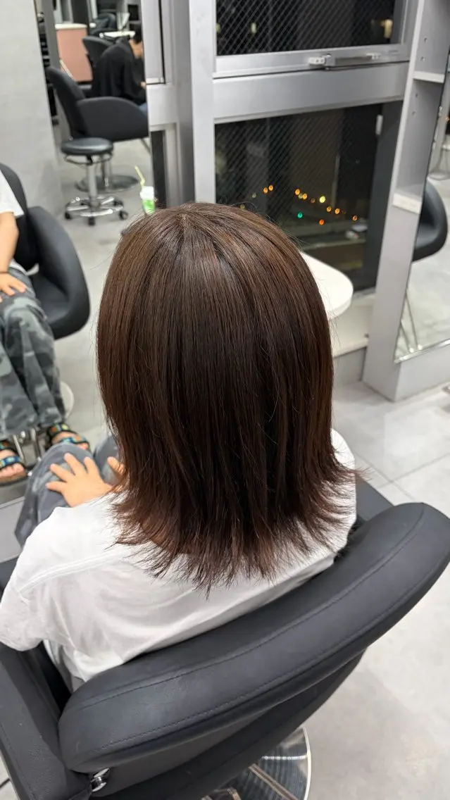 カラー ヘアカラー 森下 美穂のヘアスタイル