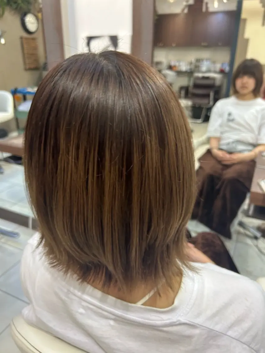 ミディアム くびれヘア Kurumi☆彡 練馬バウハウスヘアのヘアスタイル