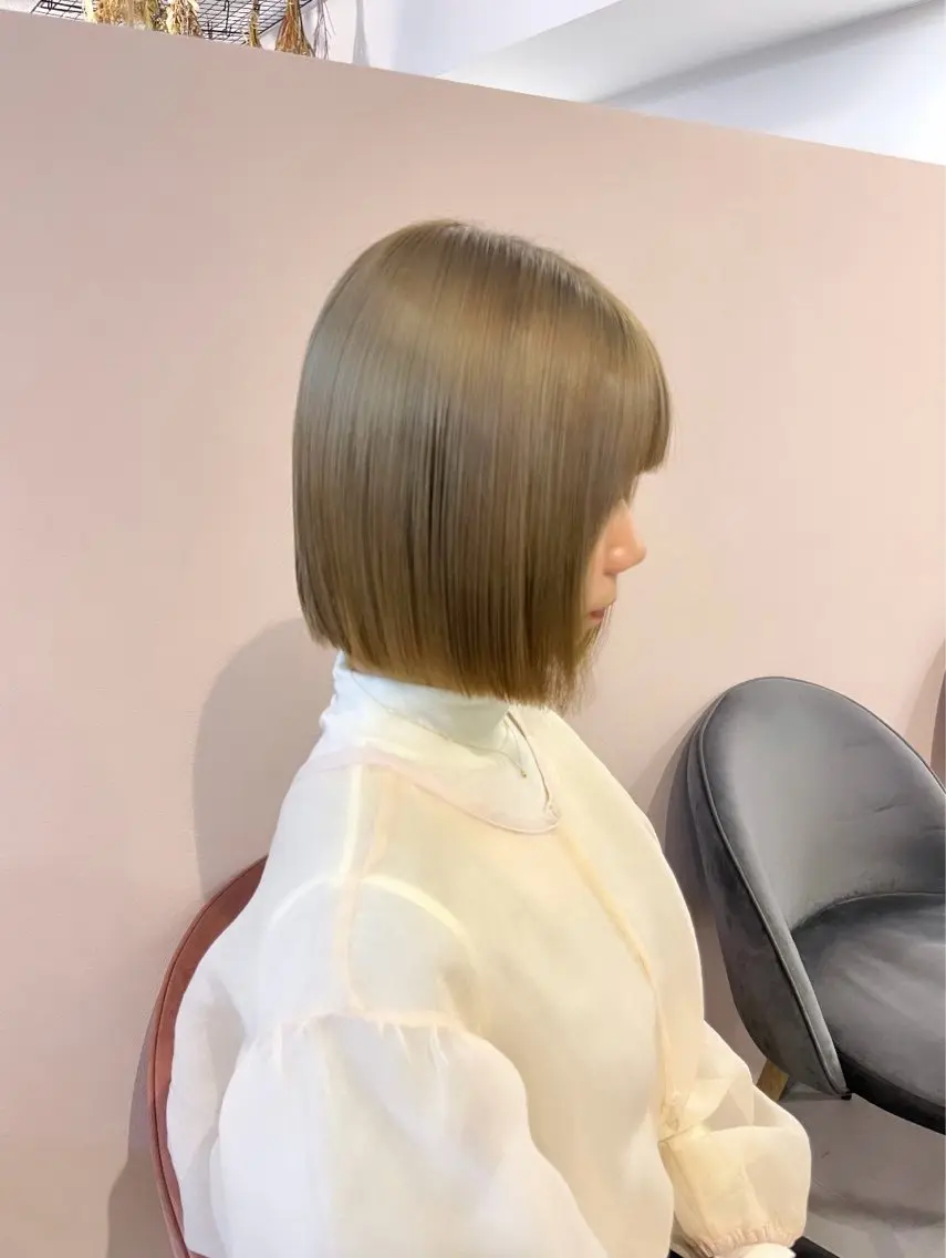 ミディアム ヘアカラー トリートメント 当日予約◎ risaのヘアスタイル