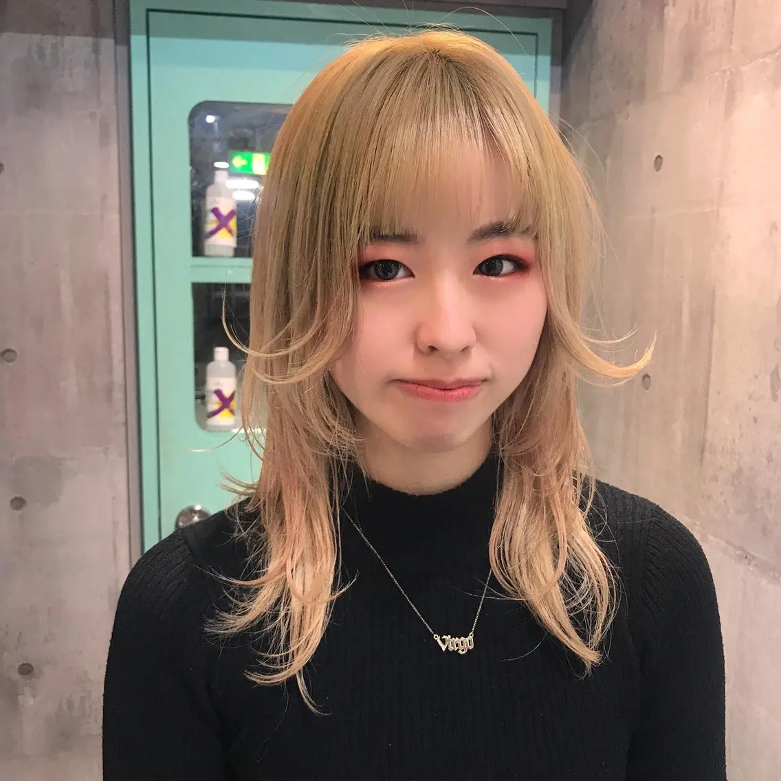 カラー ブリーチ/ウルフ特化 渋谷カルチャー交差点のヘアスタイル