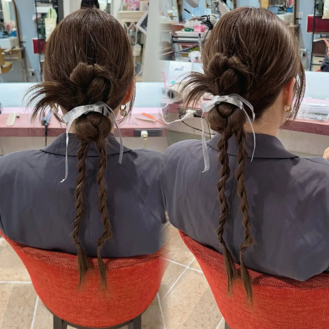 ロング ヘアアレンジ 武蔵小山駅4分🤍 セイラ モデル募集中のヘアスタイル