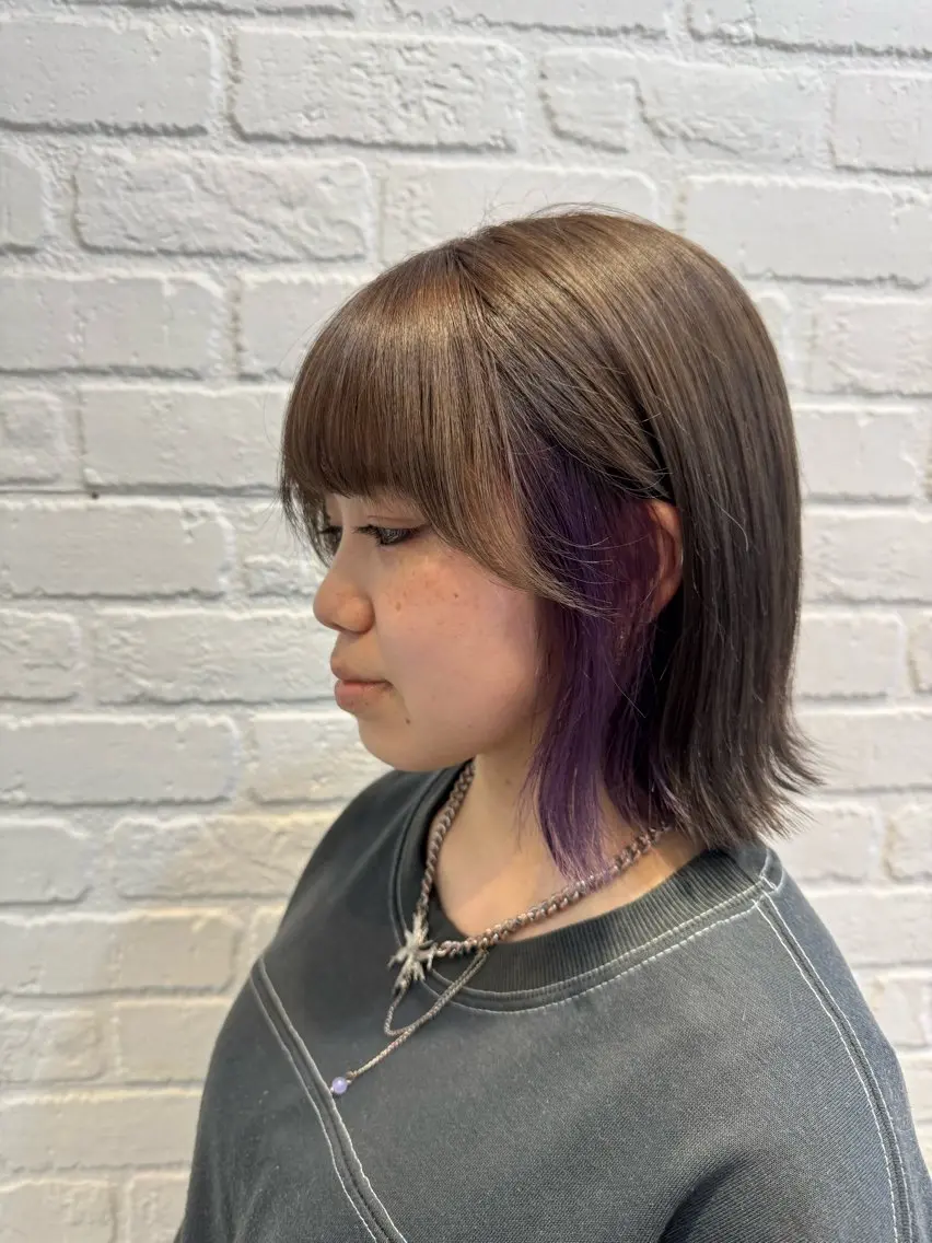 ミディアム カラーお任せ下さい ✨️おかだまなみのヘアスタイル