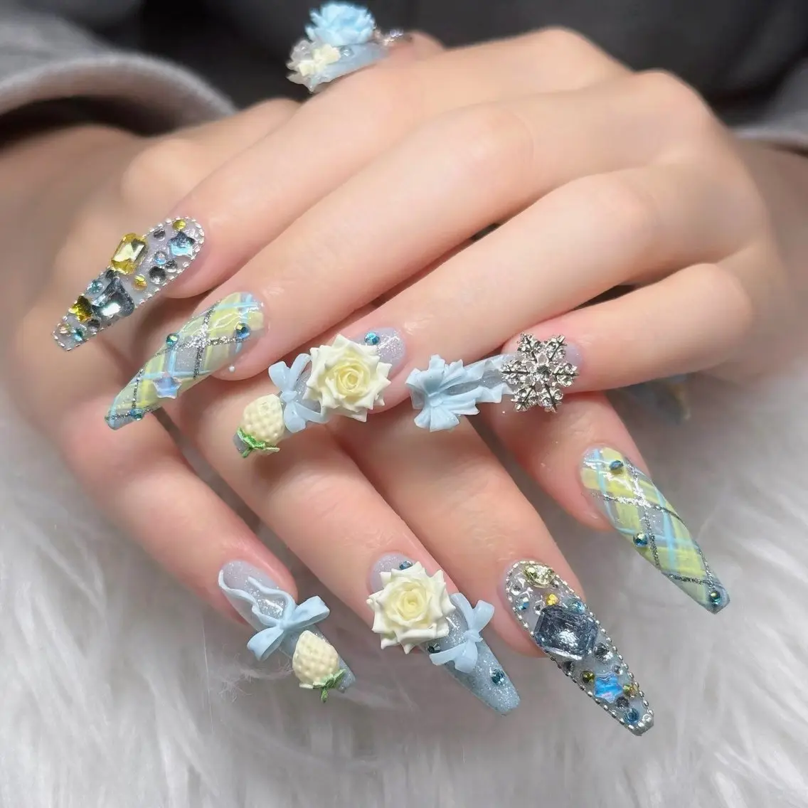 ネイル フットネイル フレンチネイル グラデーション 韓国ネイル ロングネイル ハンドネイル Hani Nail Salonのネイルデザイン