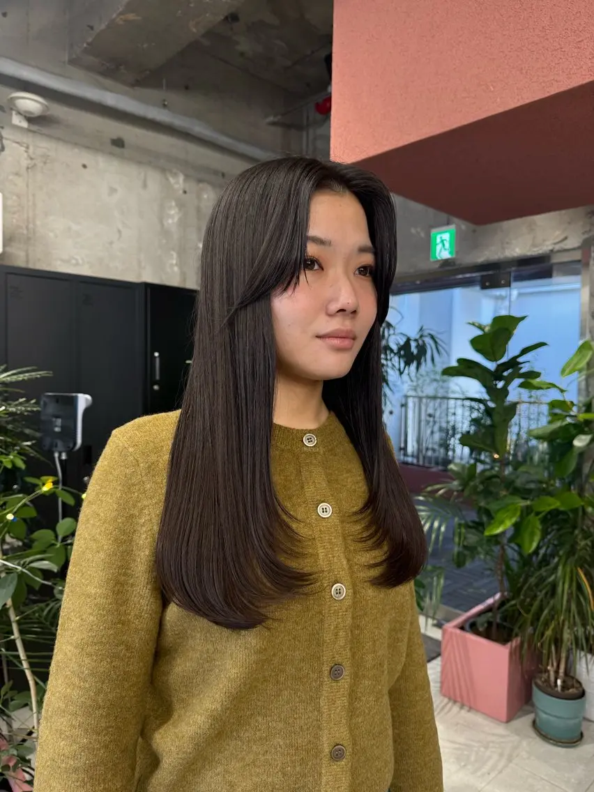ロング カラー 【ハッシュレイヤー 】🌷NATSUKIのヘアスタイル