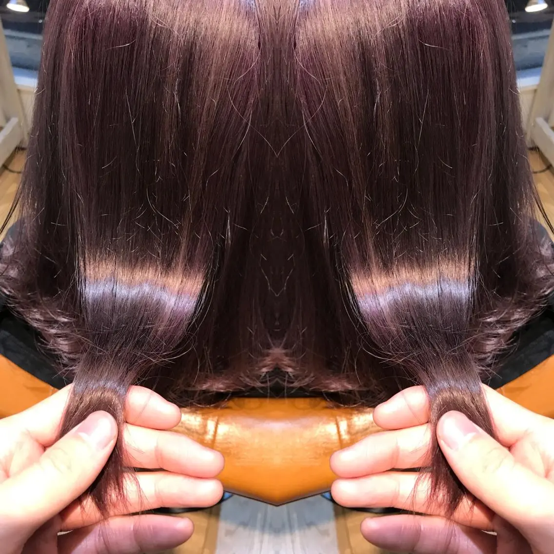 ミディアム カラー 髪質改善特化 ミサワコウキのヘアスタイル