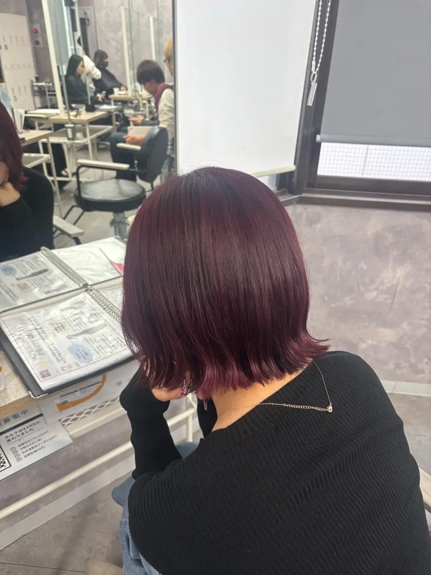 ショート ヘアカラー Riko🐰💗／ モテ艶髪《本厚木》のヘアスタイル