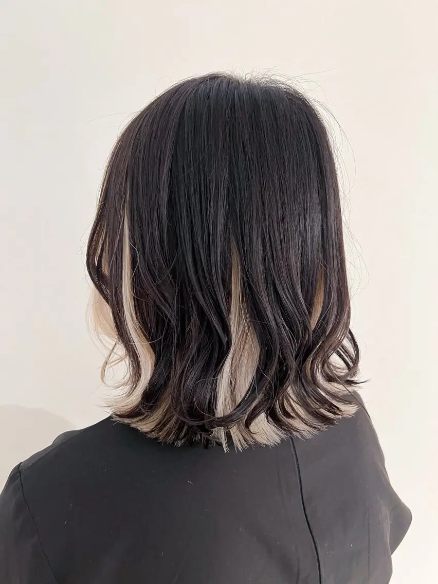ミディアム カラー ヘアアレンジ ヘアカラー 今井 由佳のヘアスタイル