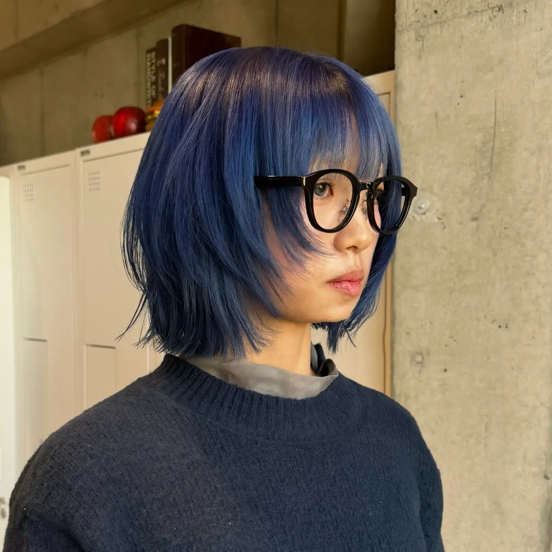 ミディアム カラー ボブレイヤー ボブ レイヤーカット カット ヘアカラー トリートメント 柔め透明感血色カラー 暖色/レイヤー/ゆいのヘアスタイル