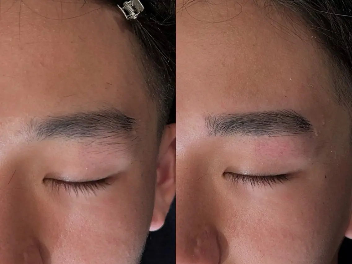アイブロウ 眉毛ワックス脱毛 ワックス脱毛 眉カット ꪆৎ垢抜け眉 ྀི ワカナ♩岐阜のマツエク・マツパデザイン
