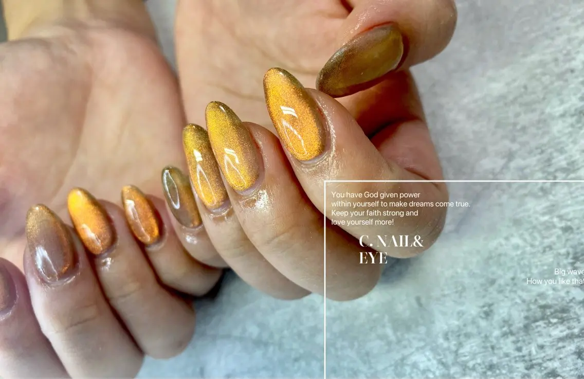 ネイル マグネットネイル ワンカラーネイル C.Nail &Eyeのネイルデザイン