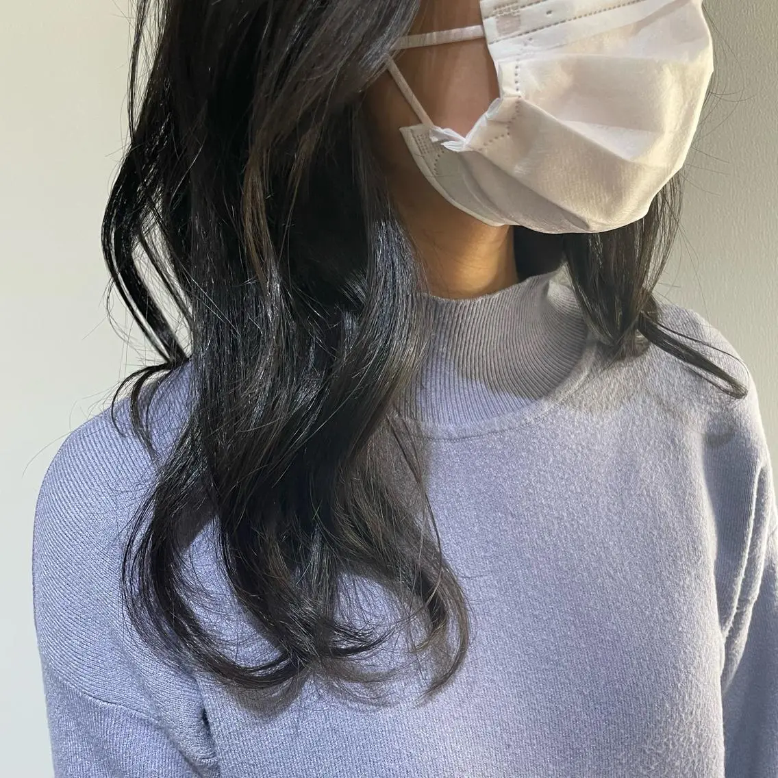 セミロング カラー グレージュ オリーブグレージュ オリーブグレー 骨格診断/似合わせ カットあさみななこのヘアスタイル