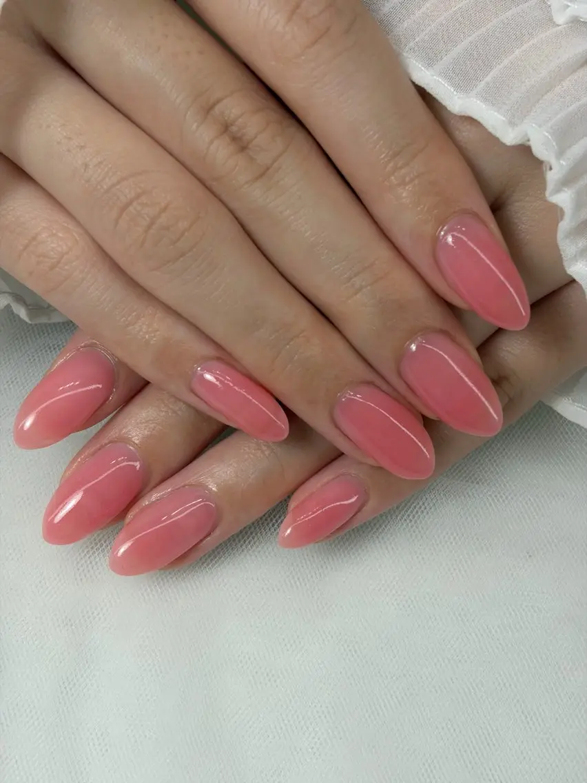 ネイル ジェルネイル 韓国ネイル ピンク ハンドネイル iro+ nailのネイルデザイン