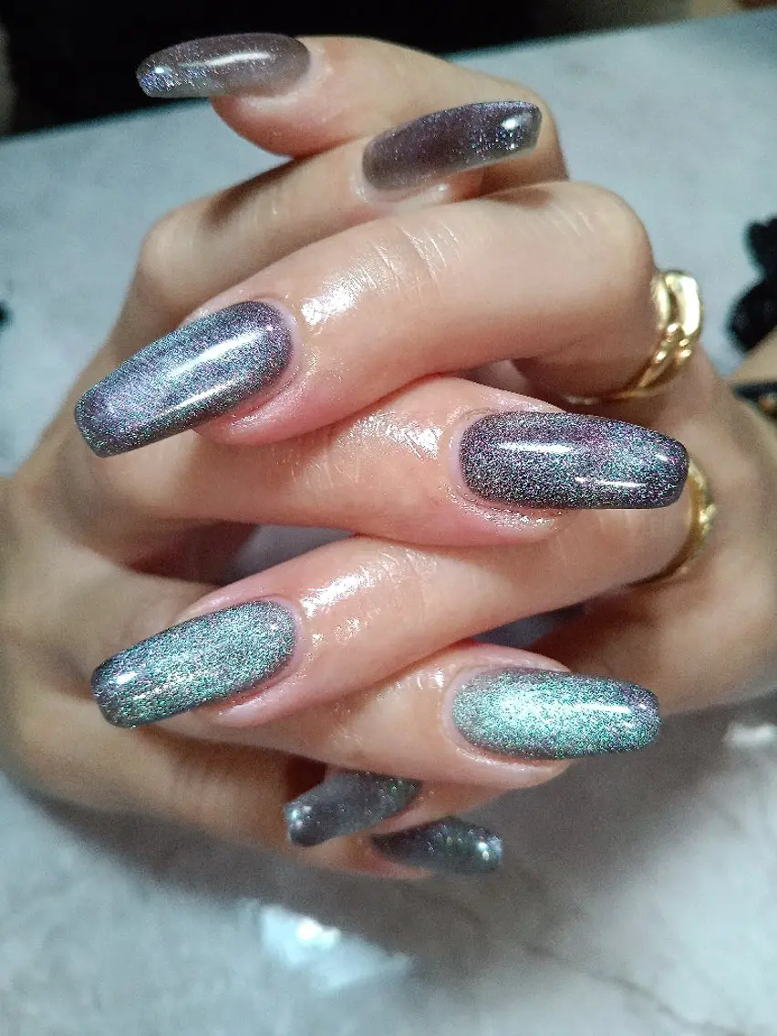 ネイル マグネットネイル Wisteria Nail_Yukieのネイルデザイン