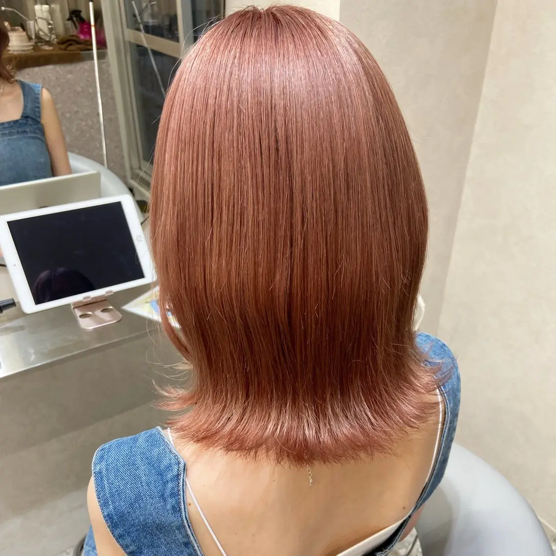 ミディアム カラー ベージュカラー ブリーチ ブラウンカラー ケアブリーチ ダブルカラー カット ヘアカラー トリートメント 新宿/韓国ヘア 中明度カラー/かやのヘアスタイル