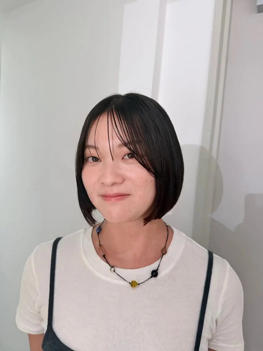 ショート ボブ カット 🐰カットモデル募集 🐰大場杏里🐰のヘアスタイル