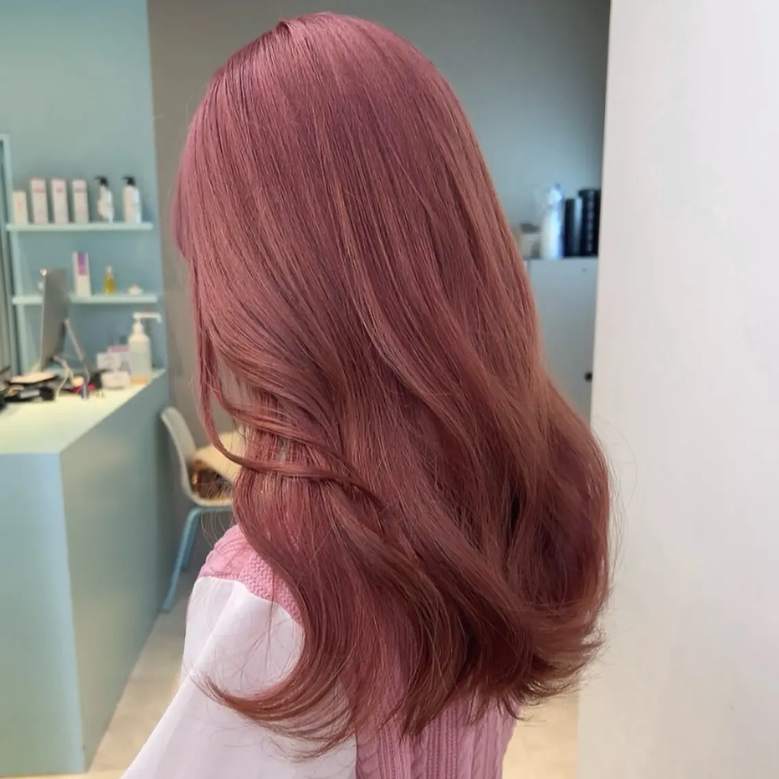 ロング カラー ヘアカラー ヘアセット 🎀愛されピンク ラベンダー💜ゆいのヘアスタイル