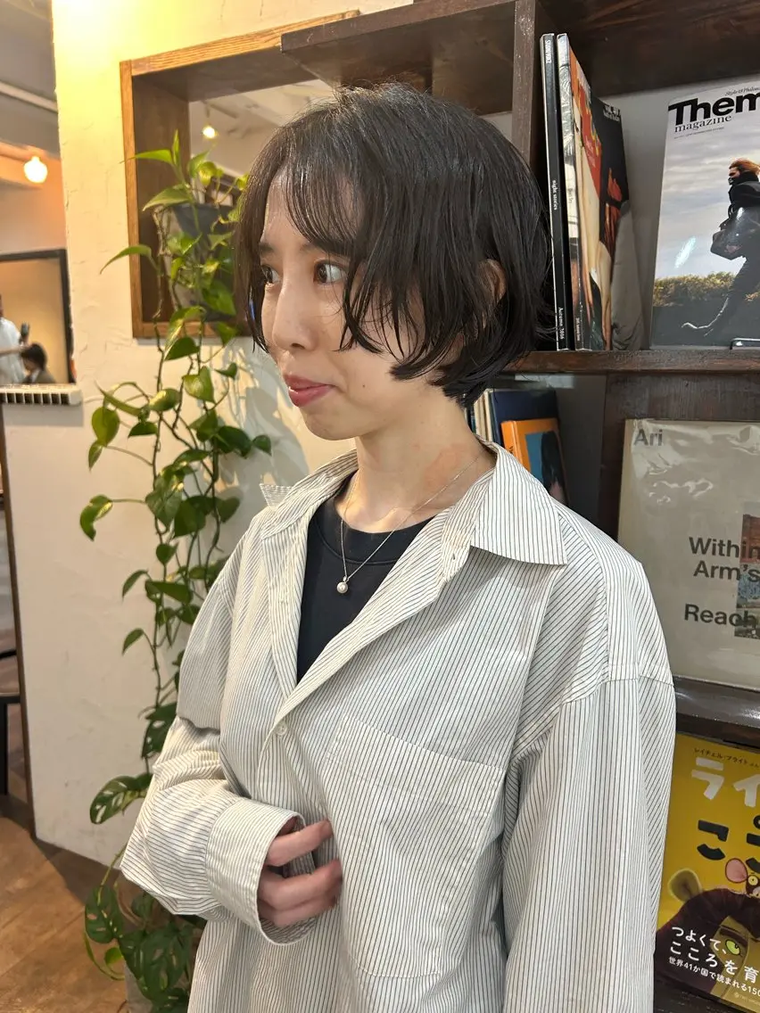 ショート カット パーマ トリートメント MOMOKA💫 YARD【学芸大学】のヘアスタイル