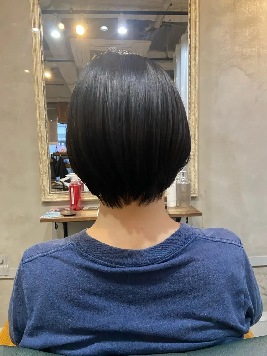 ショート ⭐️縮毛矯正モデル カットモデルKAHOのヘアスタイル
