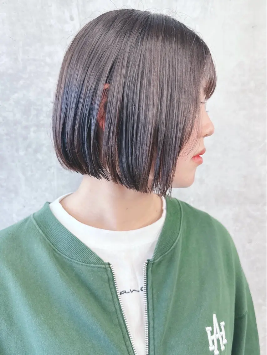 ショート カット トリートメント ボブ/ゆるふわ ボブパーマ/とういのヘアスタイル